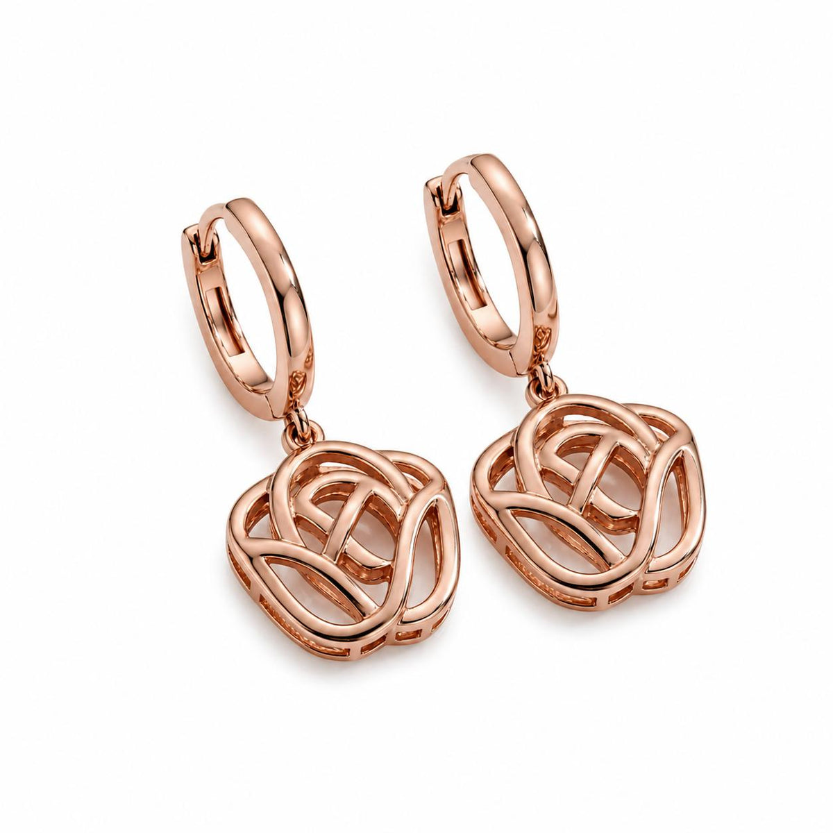 Pretty Rose Gold Earring Hoop