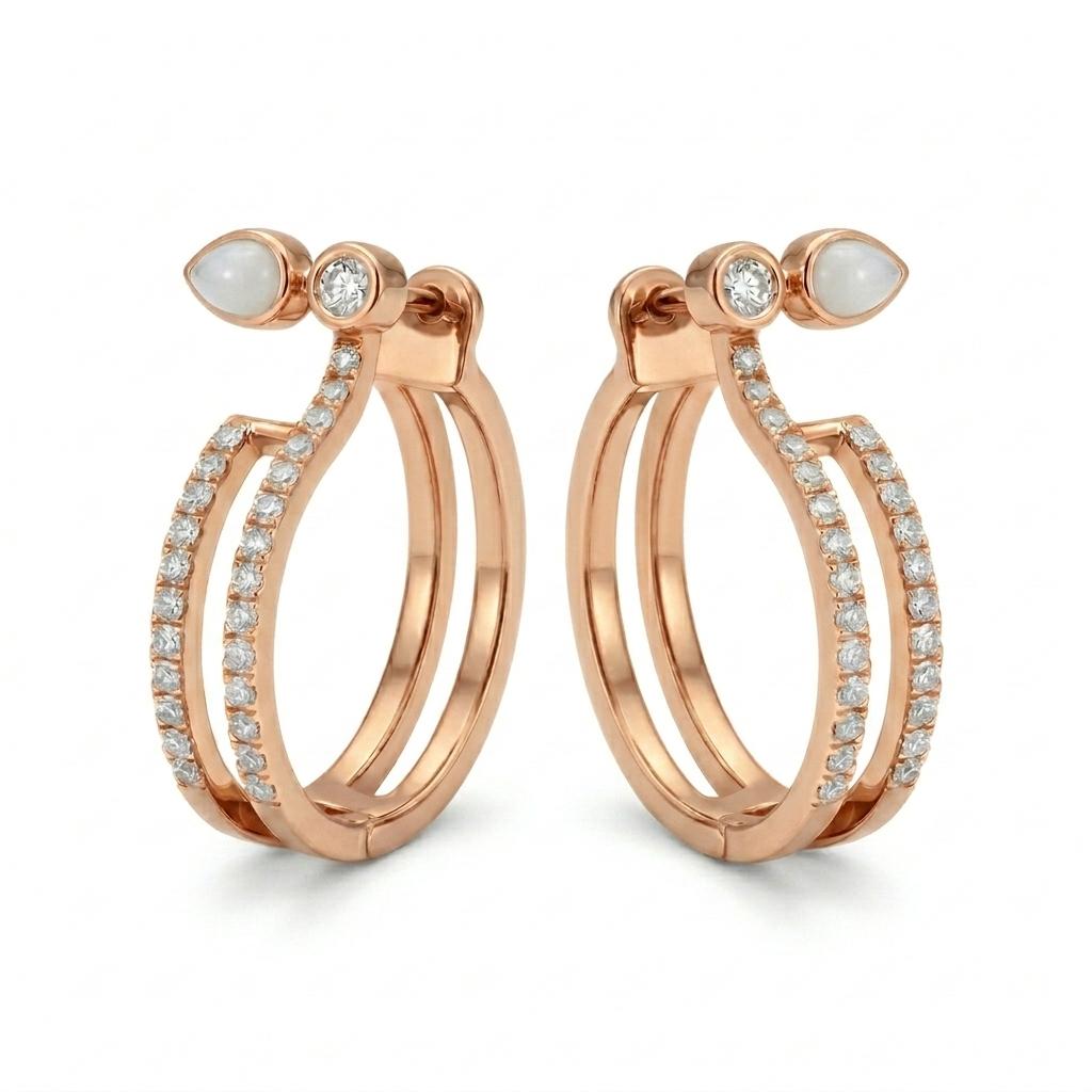#Rose_white-moon-stone